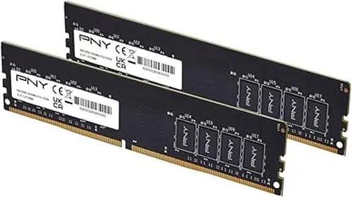 PNY Performance 16GB (2x8GB) DDR4 RAM 3200MHz (PC4-25600) - CL22, 1.2V - Compatible with 3000MHz, 2933MHz, 2900MHz, 2666MHz, 2400MHz, 2133MHz - Desktop Memory Kit - MD16GK2D43200-TB