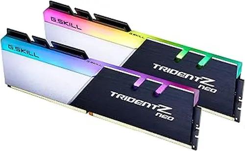 G.SKILL Trident Z Neo Series DDR4 RAM (XMP) 32GB (2x16GB) 3600MT/s CL18-22-22-42 1.35V Intel AMD Desktop Computer Memory U-DIMM (F4-3600C18D-32GTZN)
