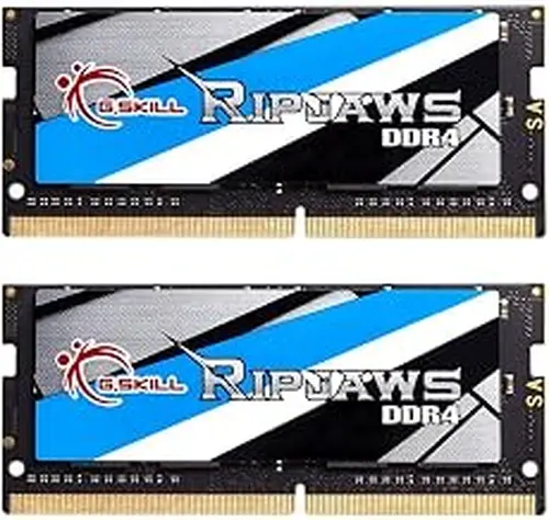 G.SKILL Ripjaws DDR4 SO-DIMM Series DDR4 RAM 16GB (2x8GB) 2666MT/s CL19-19-19-43 1.20V Unbuffered Non-ECC Notebook/Laptop Memory SO-DIMM (F4-2666C19D-16GRS)