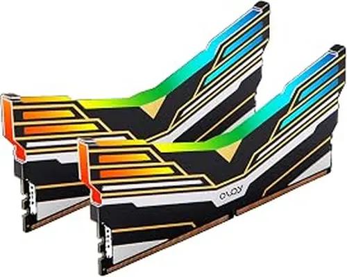 OLOy DDR4 RAM 32GB (2x16GB) Warhawk Aura Sync RGB 3000 MHz CL16 1.35V 288-Pin Desktop Gaming UDIMM (MD4U163016BEDA)