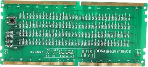Computer Memory Tester, Desktop DDR4 Memory Tester, Forward Reverse Available, Memory Tester with LED for PC, PCB Material