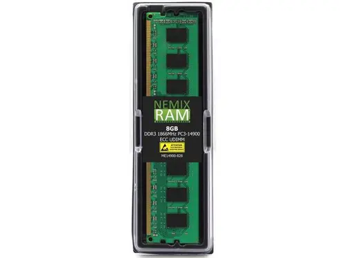 NEMIX RAM 8GB (1X8GB) DDR3 1866MHZ PC3-14900 2Rx8 1.35V 204-PIN ECC Unbuffered UDIMM Compatible with HPE Z210 Workstations