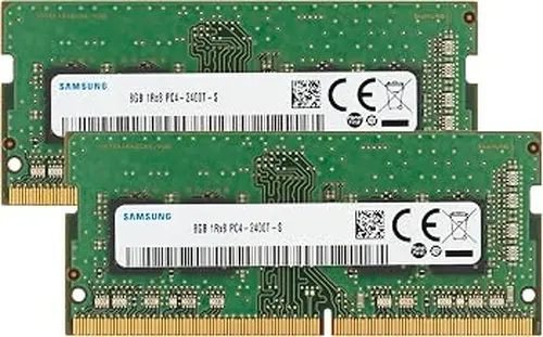 Samsung 16GB (2x8GB) DDR4 2400MHz PC4-19200 (PC4-2400T) CL17 SODIMM 1Rx8 Single Rank 1.2V 260-Pin Laptop, Notebook RAM Memory