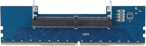 Professional SO-DIMM DDR4 Memory Converter 2133Mhz 260 to 288 Laptop DIMM Memory Card Riser Card 4-Layers Desktop Memory Adapter, Blue