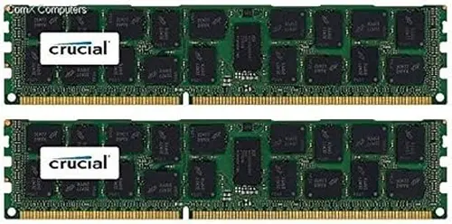 Crucial 32GB Kit (16GBx2) DDR3/DDR3L-1600 MT/s (PC3-12800) DR x4 RDIMM Server Memory CT2K16G3ERSLD4160B / CT2C16G3ERSLD4160B