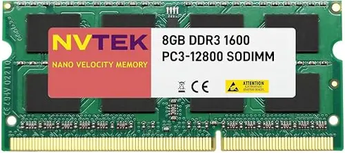 8GB (1X8GB) DDR3 1600MHz PC3-12800 SODIMM 2Rx8 1.35V 204-PIN Non-ECC Laptop PC Computer Memory