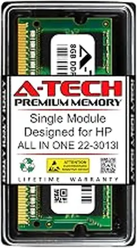 A-Tech 8GB RAM for HP All in ONE 22-3013L | DDR3 1600MHz SODIMM PC3-12800 204-Pin Non-ECC Memory Upgrade Module