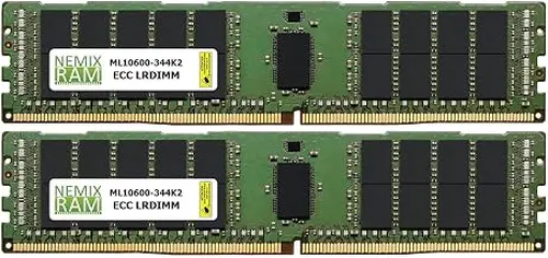 NEMIX RAM 64GB (2x32GB) DDR3 1333MHz PC3-10600 ECC LRDIMM 4Rx4 1.35V Load Reduced Server Memory KIT
