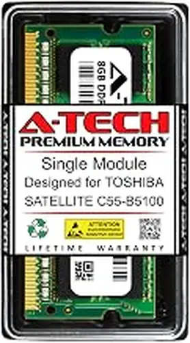 A-Tech 8GB RAM for Toshiba Satellite C55-B5100 | DDR3 1600MHz SODIMM PC3-12800 204-Pin Non-ECC Memory Upgrade Module