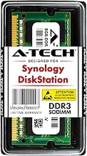 A-Tech 8GB Memory RAM Stick for Synology DS916+ DiskStation - DDR3/DDR3L 1866MHz PC3L-14900 1.35V SO-DIMM Max Upgrade Module
