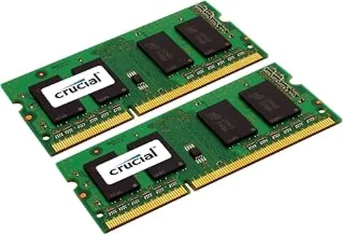 Crucial 8GB Kit (4GBx2) DDR3 1333 MT/s (PC3-10600) CL9 SODIMM 204-Pin 1.35V/1.5V Notebook Memory Modules CT2KIT51264BF1339
