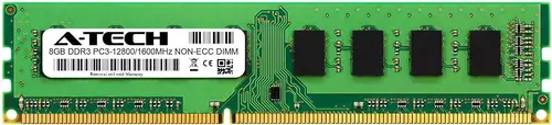 A-Tech 8GB Module for HP Compaq Elite 8300 Small Form Factor (SFF) Compatible DDR3 1600MHz PC3-12800 Non-ECC DIMM 1.5V - Single Desktop & Workstation Memory RAM Stick (ATMS397735A24738X1)