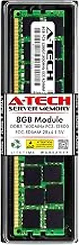A-Tech 8GB RAM Replacement for IBM 90Y3109 | DDR3 1600MHz PC3-12800R 2Rx4 1.5V ECC RDIMM Registered 240-Pin DIMM Memory Module
