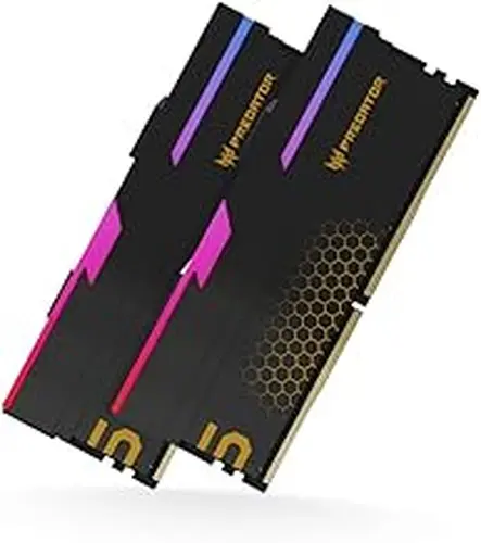 Predator Hermes DDR5 RAM 48GB (24GBx2) 6000MHz CL28 PC5-48000 Intel XMP 3.0 AMD EXPO Compatible Computer Memory, Black - BL.9BWWR.661
