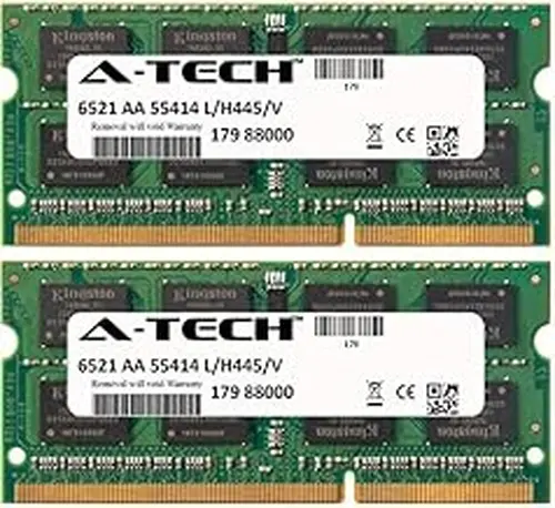 A-Tech 16GB KIT (2 x 8GB) For Samsung 500 Series NP510R5E-A01UB NP510R5E-A01UK NP510R5E-A02UB NP510R5E-A02UK NP520U4C-A01UB NP530U4C NP540U4. SO-DIMM DDR3 NON-ECC PC3-12800 1600MHz RAM Memory