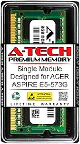 A-Tech 8GB RAM for ACER Aspire E5-573G | DDR3 1600MHz SODIMM PC3-12800 204-Pin Non-ECC Memory Upgrade Module