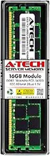 A-Tech 16GB Memory RAM for Dell Precision T3610 - DDR3 1866MHz PC3-14900 ECC Registered RDIMM 2Rx4 1.5V - Single Server