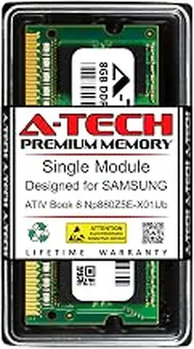 A-Tech 8GB RAM for Samsung ATIV Book 8 NP880Z5E-X01UB | DDR3 1600MHz SODIMM PC3-12800 204-Pin Non-ECC Memory Upgrade Module