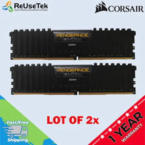 Corsair Vengeance LPX 16GB (2 x 8GB) PC4-21300 Desktop RAM | CMK16GX4M2A2666C16
