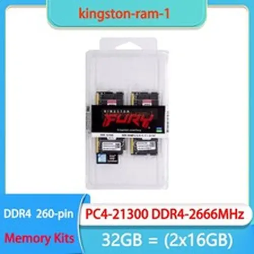 FUYR DDR4 32GB (2x16GB) 2666MHz KF426S15IBK2/32 260Pin SO-DIMM laptop Memory Kit