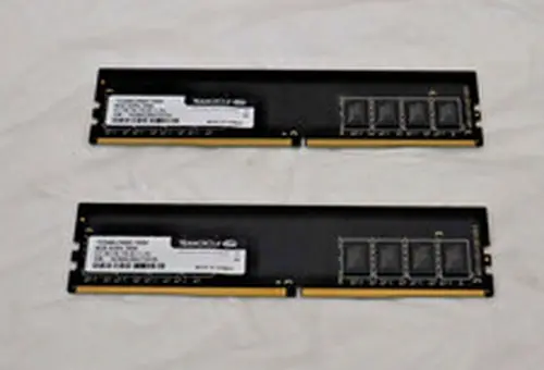 2 x Team Group 8GB Ddr4 2666mts CL19 Memory Module TED48G2666C19BK