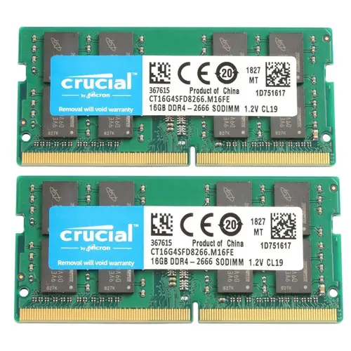 Crucial DDR4 64GB 32GB 16GB 2666MHZ PC4-21300 memory SODIMM Laptop RAM Notebook