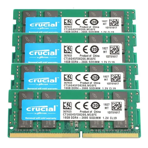 Crucial DDR4 64GB 32GB 16GB 2666MHZ PC4-21300 memory SODIMM Laptop RAM Notebook
