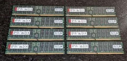 512GB RAM DDR5 8X64GB Server Memory KSM48R40BD4-64MD 2Rx4 RDIMM Ai ECC LOT Kit