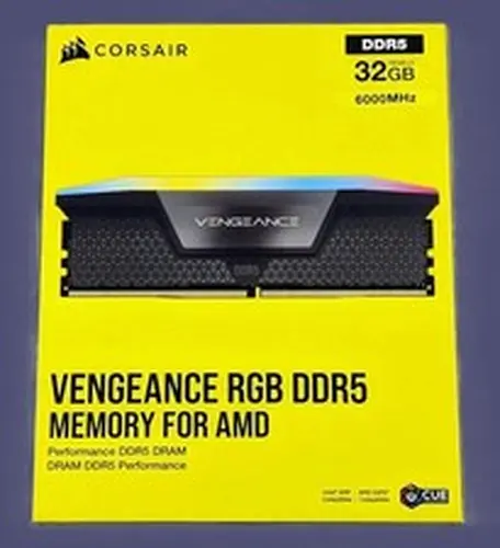 CORSAIR Vengeance 32GB 2x16GB RGB DDR5 6000 CL36 Desktop Memory RAM EXPO & XMP