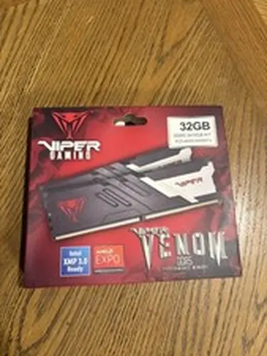 Patriot Viper Venom DDR5 RAM 32GB (2X16GB) 6000MT/s CL36 UDIMM Gaming Memory