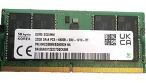 32GB SK HYNIX 2RX8 DDR5 PC5-4800B HMCG88MEBSA092N SODIMM MEMORY LAPTOP