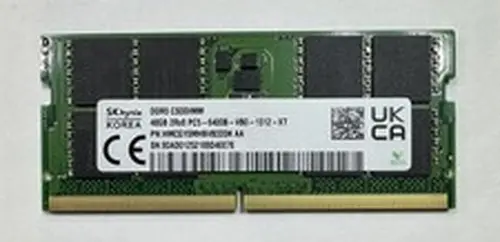 SKhynix 48GB DDR5 PC5-6400B ECC CSODIMM 2Rx8 RAM Memory HMCGY8MHBVB335N