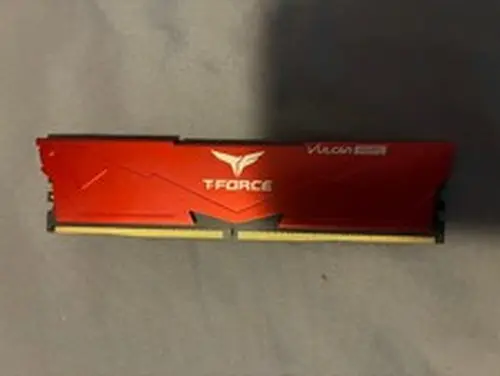 TeamGroup T-Force Vulcan 16GB 1x16GB DDR5 RAM 6000 CL38 (FLRD516G6000HC38ABK)