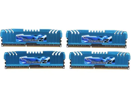G. SKILL Ripjaws Z Series 32GB (4 x 8GB) DDR3 2400 (PC3 19200) Desktop Memory Model F3-2400C11Q-32GZM