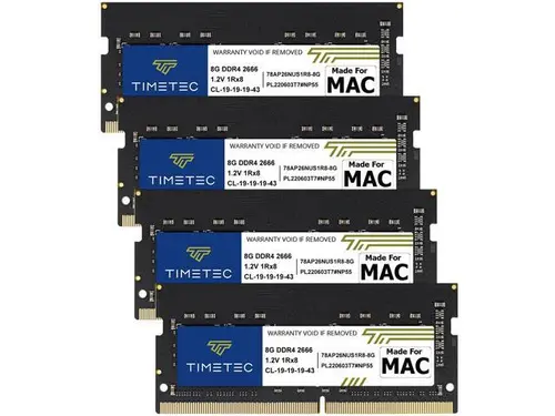 Timetec 32GB KIT(4x8GB) Compatible for Apple DDR4 2666MHz for Mid 2020 iMac (20,1/20,2) / Mid 2019 iMac (19,1) 27-inch w/Retina 5K Display...