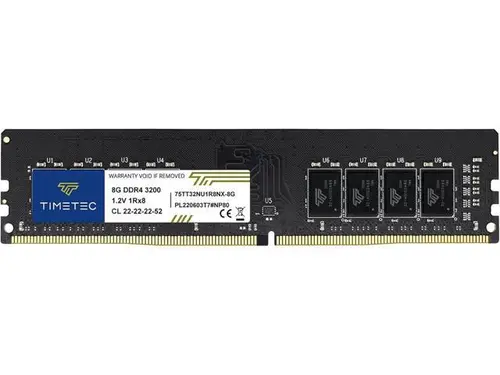 Timetec 32GB DDR4 3200MHz (or 2933MHz or 2666MHz) PC4-25600 Non-XMP CL22 1.2V Non-ECC Unbuffered 2Rx8 Dual Rank 288 Pin UDIMM Desktop PC Computer...