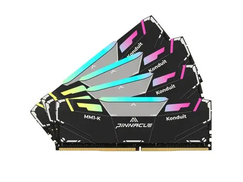 Timetec Pinnacle Konduit RGB 32GB KIT(4x8GB) DDR4 3200MHz PC4-25600 CL16-18-18-38 1.35V Compatible for AMD and Intel Desktop Gaming PC Memory...