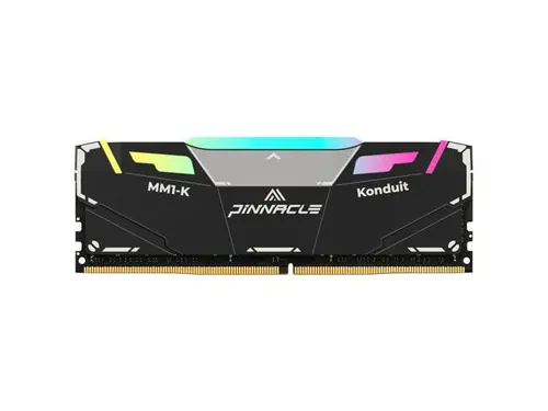 Timetec Pinnacle Konduit RGB 8GB DDR4 3200MHz PC4-25600 CL16-18-18-38 1.35V Compatible for AMD and Intel Desktop Gaming PC Memory Module RAM - Black
