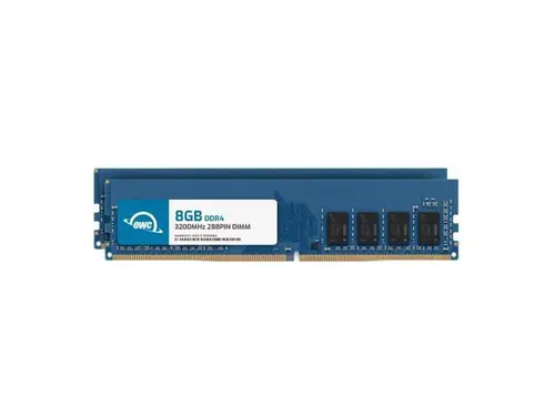 OWC 16GB (2x8GB) DDR4 3200MHz PC4-25600 CL22 1RX8 Non-ECC UDIMM 1.2V 288-pin Desktop Memory RAM Upgrade for PC