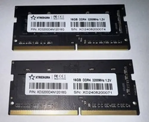 Xtredura 32GB Kit (2x16GB) DDR4-3200 Laptop Memory RAM XD3200D4N12016G