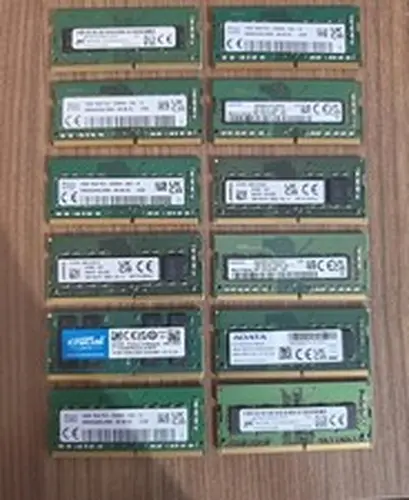 16GB DDR4 3200MHz SODIMM Laptop Memory RAM, Mixed Brands (12x)