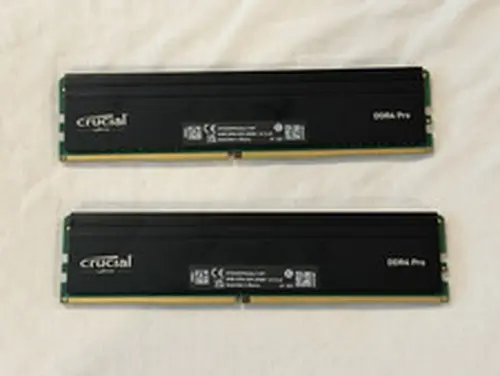 Crucial Pro 64GB (2x32GB) DDR4-3200 CL22 Desktop RAM Kit CP32G4DFRA32A