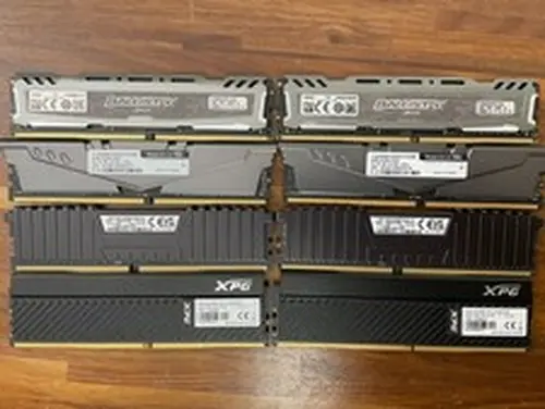 Lot of 8 DDR4 8GB Desktop Memory UDIMM