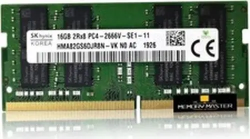 SK Hynix 16GB SODIMM Laptop Memory DDR4-2666-SE1-11-HMA82GS6DJR8N-VK