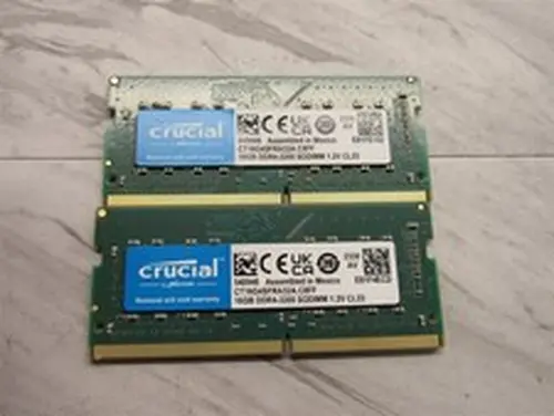 32GB KIT - 2x Crucial 16GB PC4-3200AA DDR4 25600 SODIMM RAM for LAPTOP