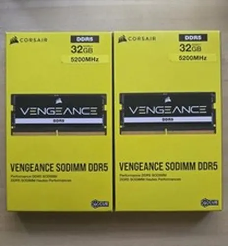Corsair Vengeance Sodimm DDR5 RAM 64GB (2x32GB) 5200MHz Computer Memory