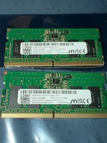 Micron 16GB (2x8GB) DDR5-6400 CSODIMM Laptop Ram Memory MTC4C10163S1VC64BD1 KFF