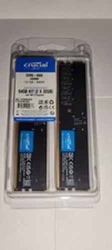 Crucial 64GB DDR5 Desktop Memory (RAM) Kit (2 x 32GB) CT2K32G48C40U5