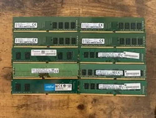 [ BULK LOT OF 10 ] 8GB DDR4 Desktop RAM SAMSUNG, HYNIX etc. (10x)