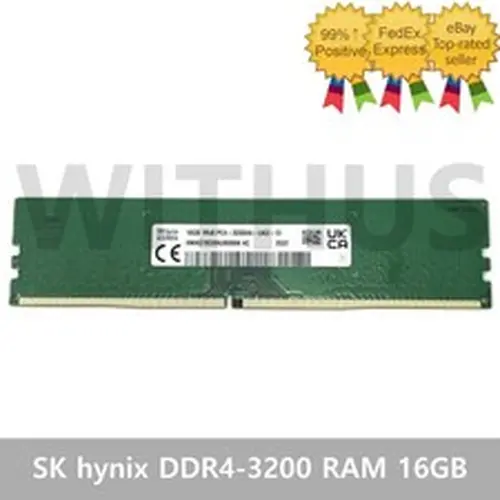 SK hynix DDR4-3200 PC4-25600 UDIMM Desktop Memory RAM 16GB